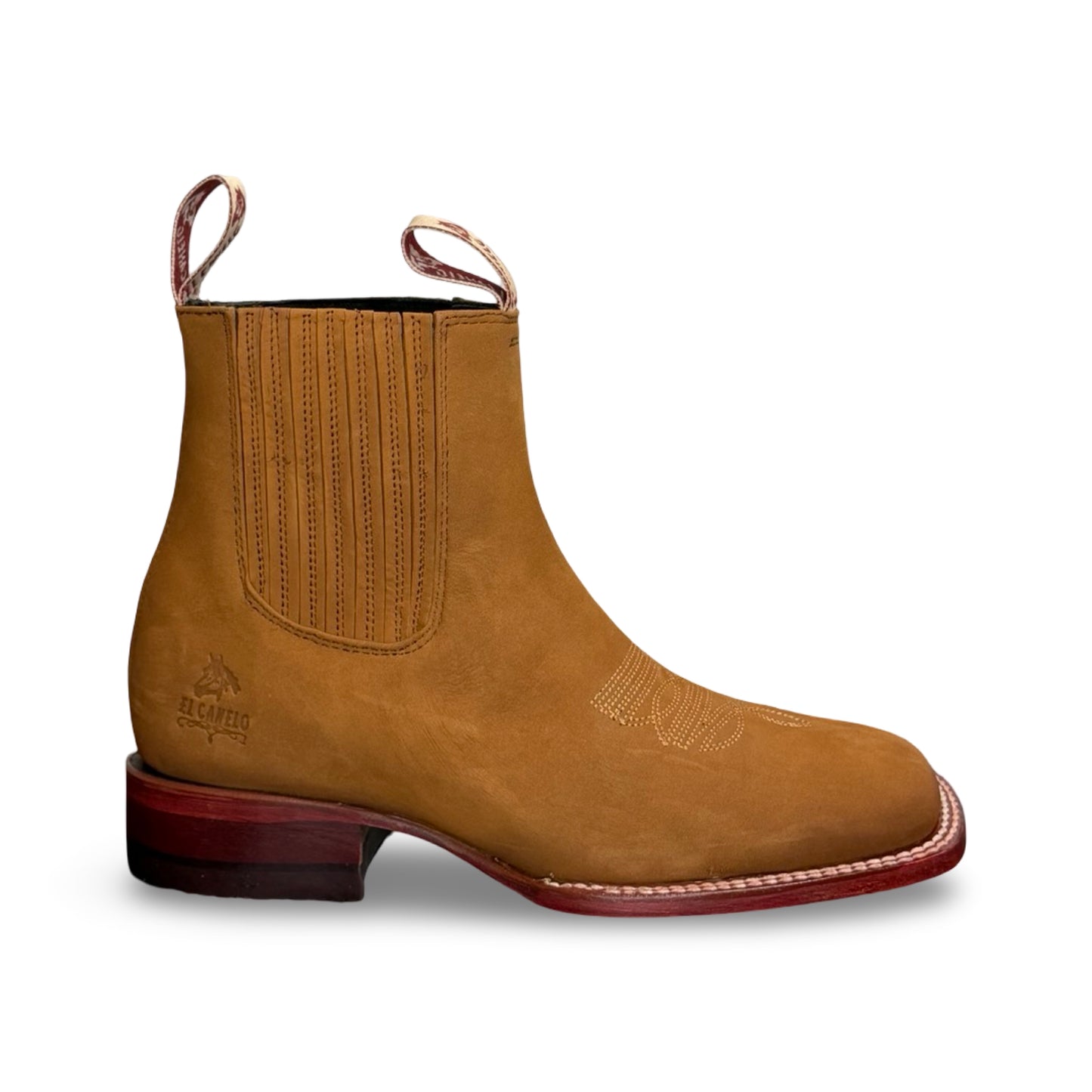 Canelo Genuine Leather Honey Chelsea Leather Boots Leather Sole - Botin Canelo Miel Suela Inherto de Piel