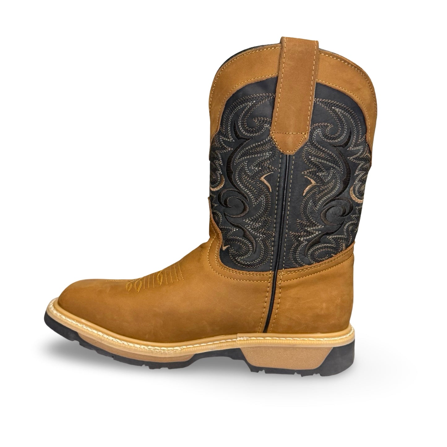 Master RIder - Brown Bordado Dual Density Work Boot