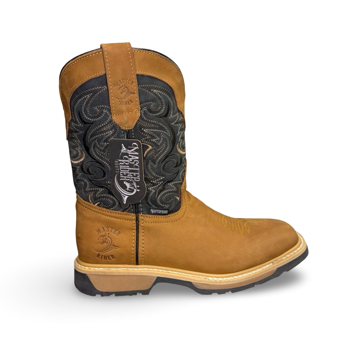Master RIder - Brown Bordado Dual Density Work Boot