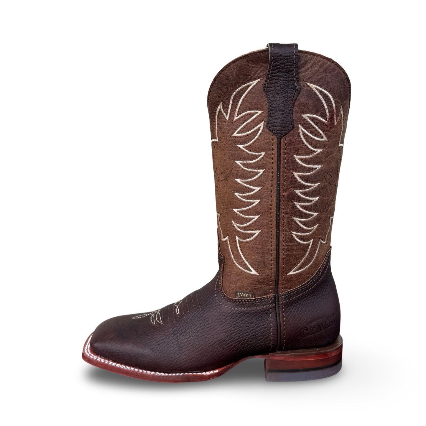 Caval Brown Boots Full Grain Genuine Leather and Leather Sole (Ex-Pand System)